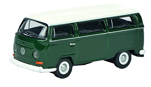 Preisvergleich Produktbild Schuco 452622600 - VW T2 Bus Maßstab 1:87, grün / weiß