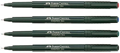 Preisvergleich Produktbild Faber-Castell 1511 Tintenfeinschreiber 0.4 mm, Blau