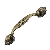 Sourcingmap a11093000ux0805 - Flor De Bronce De La Vendimia Del Cajón Del Gabinete De Puerta Tiradores Asa De Tracción