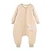 Produktbild LifeWheel Baumwolle Baby Winter Schlafsack Kinderschlafsack mit Langarm und Füßen Für 6-60 Monate