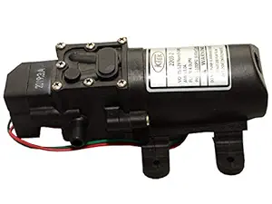 Ktek 12V 80W Micro Electric Diaphragm Water Pump High Pressure Car , RV Boat Washing Spray with Automatic Switch -Black