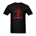 Produktbild Herren's Captain Morgan Art Short Sleeve T Shirt schwarz XXX-Large