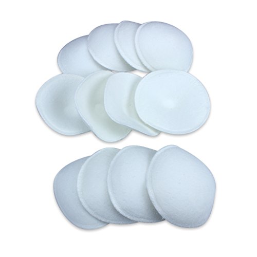 Edealing 12PCS Cotton Waschbare Stillstilleinlagen Flanell Reusable Comfy Stillen