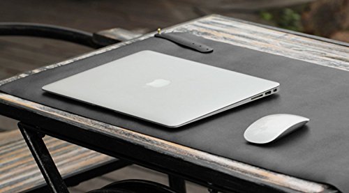 Verlängerter Leder Maus Pad/Matte, BALIGO Große Büro Schreiben Gaming Schreibtisch Computer Leder Matte Mousepad, wasserdicht, ultra dünn 1,2 mm – 78,7 x 39,4 cm - 6