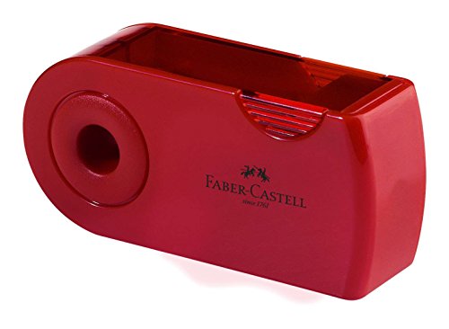 Faber-Castell 182701 – Doppelspitzdose Sleeve, farblich sortiert in rot und blau -keine Farbauswahl möglich- - 7
