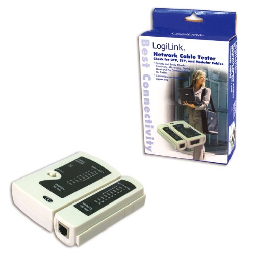 LogiLink Kabeltester RJ11, RJ12, RJ45 mit Remote Einheit