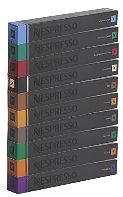 Nespresso - Lot de 100 capsules originales - Références mixtes