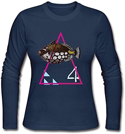 HappySL Poseidon Women's Soft Long Sleeve Round Neck Pullover Sweatshirt Pullover Shirt Tops