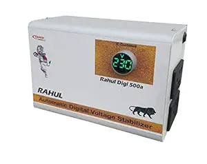 Rahul Digi 500a 500VA 140-280 Volt 3 Booster 1 LCD/LED TV, Smart TV, Android TV Up to 42