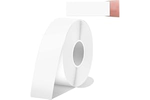SUPVAN Thermo-Etikettenband, E10/16 Etiketten Papier, Endlos-Etikettenband 15 mm x 6 m, wasserfeste Etiketten geeignet für Ha