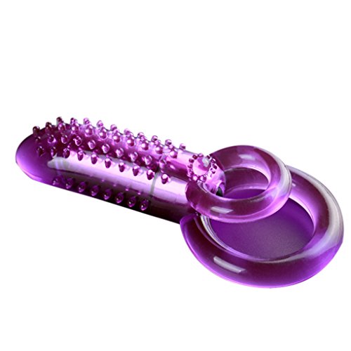 Babysbreath Adultos Anillos Doble Pene Anillo Vibrador Anillo Anillos De Silicona Cock Juguetes Sexuales