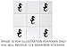 Produktbild PRO CUT GRAPHICS Fliesenaufkleber, Motiv: Seepferdchen, passend für 15-cm-Fliesen, für Badezimmer, Geschäft, Büro, Zuhause, Café, Hotel, Vinyl, 12 Stück