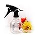 VWH Spray Bottle Black Plastic Spherical Shape For Hair Beauty