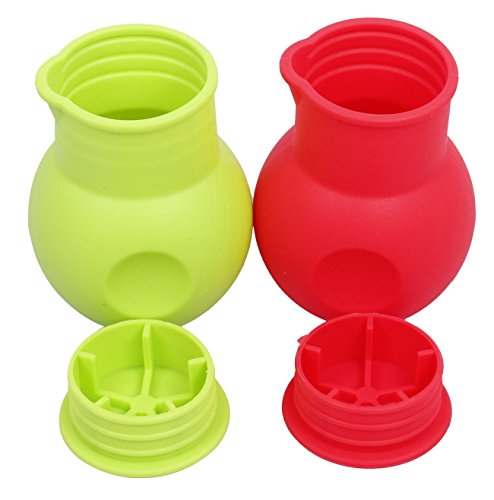 Silikon Schokolade Schmelztiegel Wärme Schmelz Butter Milch Sauce Melter Behälter Schüssel Mikrowelle 2er Set - 5