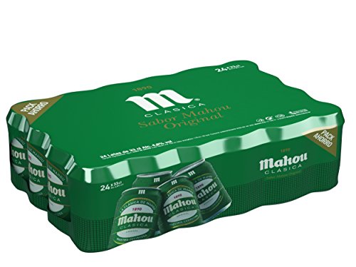 Mahou Clasica Cerveza - Paquete de 24 x 330 ml - Total: 7920 ml