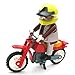 Produktbild playmobil ® - Motorrad mit Fahrer - Crossmaschine - Bike - rot
