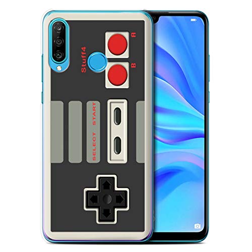 Preisvergleich Produktbild eSwish Hülle / Case für Huawei P30 Lite 2019 / Klassisches Nintendo Muster / Spielkonsolen Kollektion