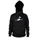Produktbild Milchstraße - Herren Hooded Sweater, Größe: S, Farbe: schwarz