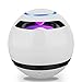 Produktbild Protech T-168 Drahtloses Stereolithographie-bewegliches Mini Bluetooth Lautsprecher Lauter 3D Stereo Schallmikrofon Zum Draußen drinnen Unterhaltung Zum IPhone IPad Android, Mit Multi-Farben drahtlose Kugel, Unterstützungs-TF-Karte, FM, Weiß