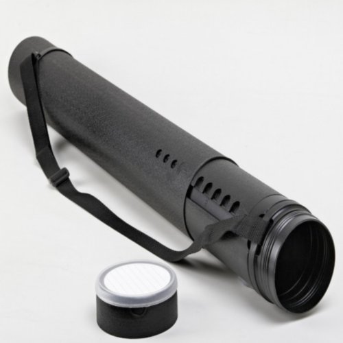Zoom-Tube Zeichnungsrolle schwarz Ø85mm / 620mm - 1020mm Länge