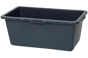 SATTIE Fuerte mezcla mortero recipiente 80 litros bañera muy dorado de plástico resistente BUILDERS cubo casta Flower Pot