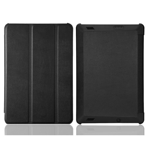 MoKo Ultra Slim PU Leder Hülle Schutzhülle Tasche Ledertasche Schale Smart Case für Amazon All New Kindle Fire HD 7 Zoll 2013 Gen Tablet,Schwarz (Nicht für Kindle Fire HD 7 2012/Fire HDX 7 2013) - 2