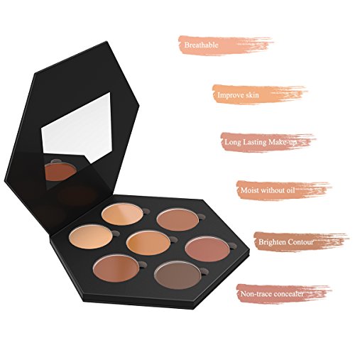 RUIMIO Contouring Palette und Highlighting Creme Contour Kit – 7 Farbtöne - 3