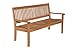 Produktbild CLP Teakholz-Gartenbank HAVANA mit Lehne I Holzbank für den Garten I In verschiedenen Größen wählbar 200 x 67 x 87 cm (L x B x H)