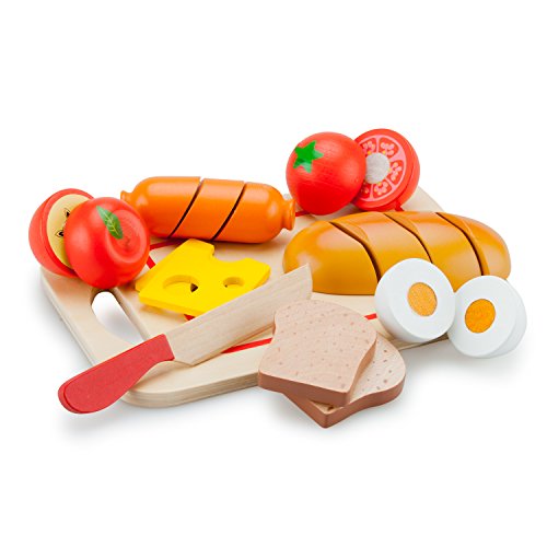 New Classic Toys Toys-10578 10578 rol (Cocina y Comida, Estuche de Juego, 1,5 año(s), Preescolar, Niño/niña,, Color Madera (