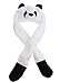 niceeshop(TM) Baby Kids 3 in 1 Combo Winter Accessories Soft Comfortable Plush Panda Animal Hat With Scarf & Mittens