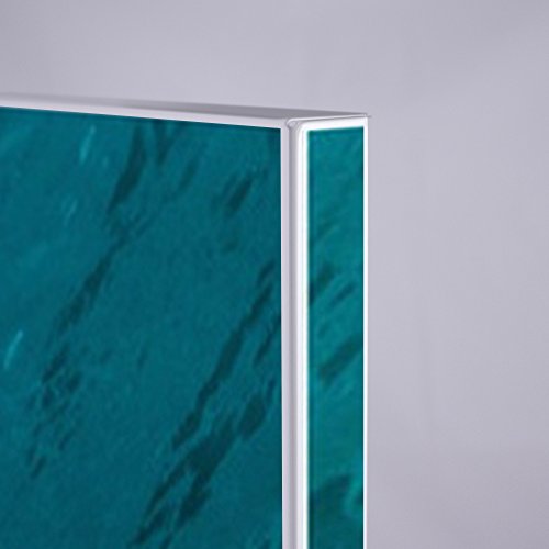 banjado – Pinnwand Magnettafel weiß 78cm x 37cm quer mit Motiv Perfekte Welle - 5