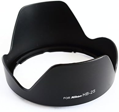 Compatible HB-25 Lens Hood for Nikon AF-S 24 – 120 °F/3.5 – 5.6 G VR and AF 24 – 85 °F/2.8 – 4d F/2.8 – 4d HB25