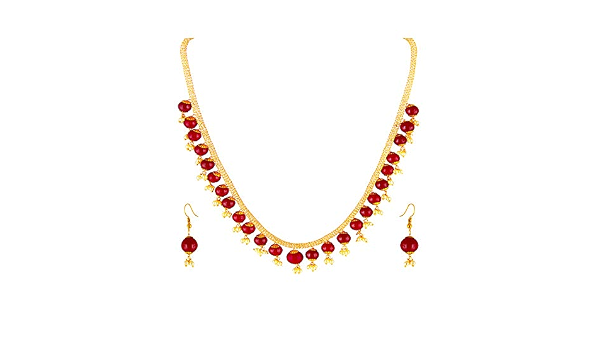 Traditional Pearl Necklace Set 