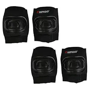 Hipkoo Gentle Protective Set of 2 (Elbow & Knee Guard) Cycling Kit, Skating Kit