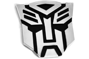 Transformers Autobot 3D Chromé Voiture emblème Badge autocollants Décalcomanie - Grande taille.
