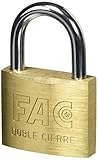  Fac - Candado 40 mm. laton an std blister