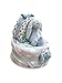 Baby Boy Crib Nappy Cake Blue (0-3 Months)