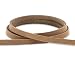 Produktbild AURORIS - Lederband flach aus Nubukleder Breite: 5mm, Länge: 5 Meter, Farbe: natur