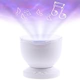 Songmics Multicolored Romantic LED Night Light Projector Speaker Sky &amp; Ocean Lamp FSL005 (Toy)