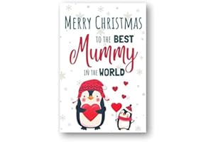 SECOND AVE GIFT COMPANY Second Ave Best Mummy Penguin Children's Kids Christmas Xmas Holiday Festive Greetings Card