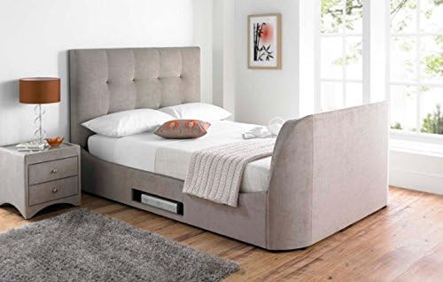 Kaydian 4ft6 Double Mink Fabric Walkworth TV Bed Frame