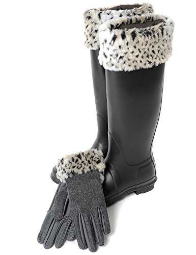 Carrots-Fur-Cuff-Boot-Liner-Gloves-Set-Grey