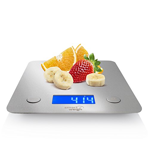 Smart Weigh Digitale Küchenwaage, Multifunktionale, 5kg, Aus Edelstahl - 2