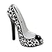 Produktbild Sophia 60434 Form "High Heel", Leopardenmuster, Weiß / Grau
