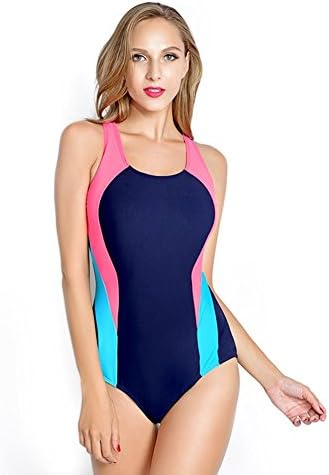 fuuoll TOOFA Women 's Sports Swimwear Jumpsuit Bikinis Swimwear Color Block, 6 inches