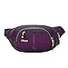 Produktbild [Sport Hüfttasche] OverDose Mode Unisex Wasserdicht Laufgürtel Camping Bum Outdoor Sports Laufen Hüfttasche Zip-Beutel (Lila)