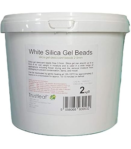4 Kg Silikagel-Körner Zur Blumentrocknung – Mit Orangefarbenem Indikator, 0,5–1 Mm | Wiederverwendbar & Effektiv