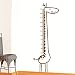 WONZOM Brown Giraffe Height Measure Chart Vinyl Removable Home Decor Kids Child Room Nursery Door DIY Wall Poster Stickers Decal Mural