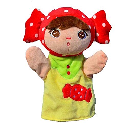 Black Temptation Muchacha Encantadora con Las Marionetas del paño Marioneta de la Mano del Modelo de la Historieta