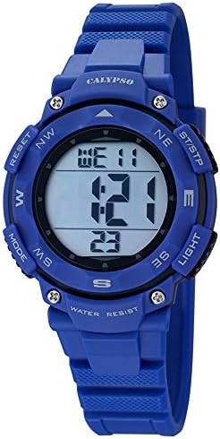 Ref. K5669/6 Clock Calypso Cadet, Box and Rubber Bracelet Colour Blue, Underwater 100 Meters, Warranty 2 Years.